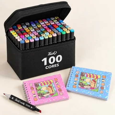 Kit de colorir com 100 cores