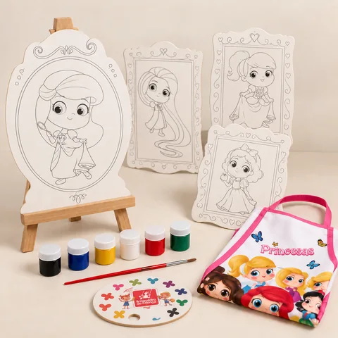 Kit de pintura Princesas